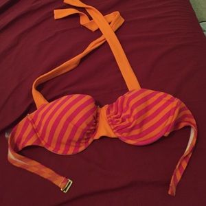 Orange/Pink Bikini Top