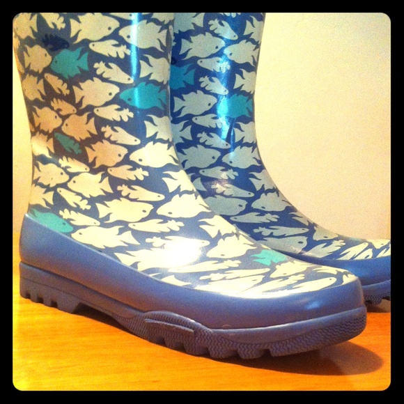Sperry Top-sider Rain Boots -- size 9