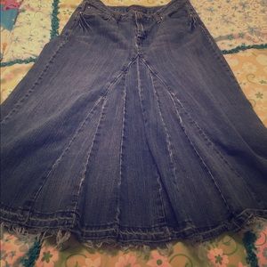 Demin skirt size 8.