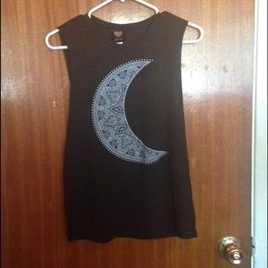 Crescent Moon Muscle Tank