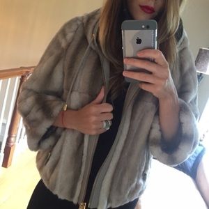 Juicy Couture Faux Fur Coat size M