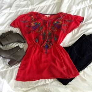 Embroidered top from forever 21