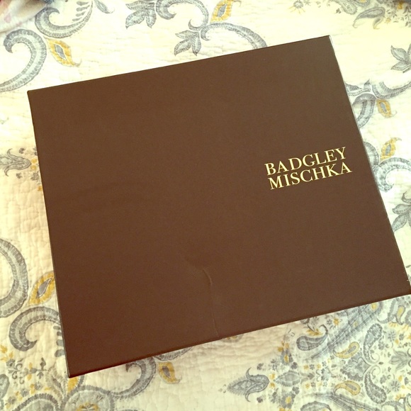 Black Badgley Mischka Lea Bootie - Picture 1 of 4