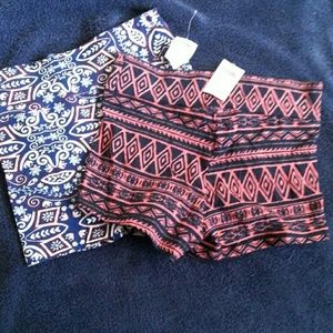 Bundle 2 high wasted shorts