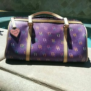 Dooney & Bourke hard to find purple signature bag.