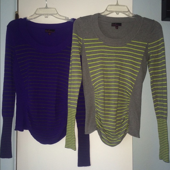 BUNDLE ~ 2 NEW STRIPED SHIRTS