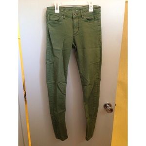 Green shorts