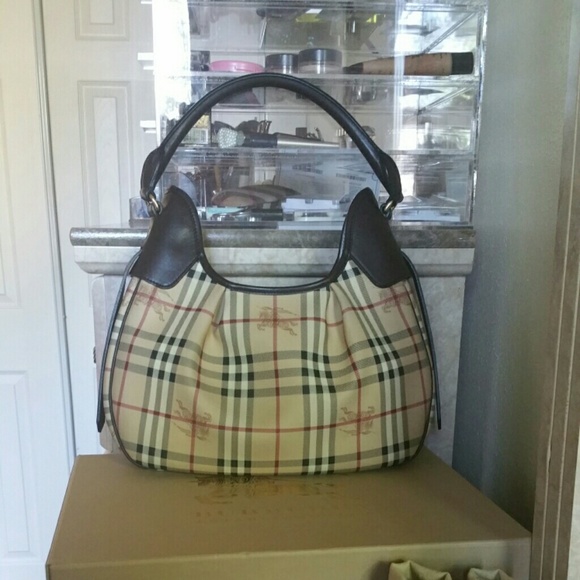 SOLD Burberry hobo bag