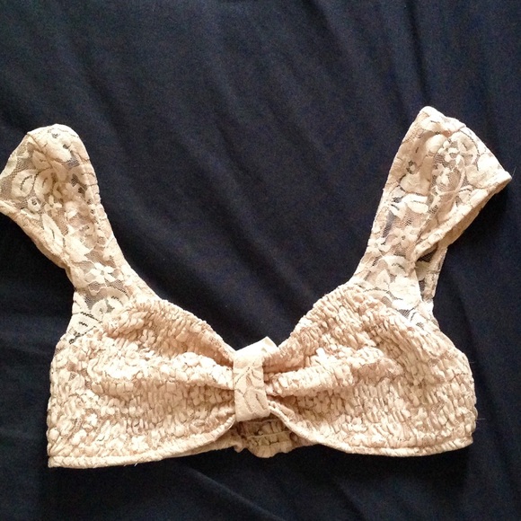 Urban outfitters nude lace bralette