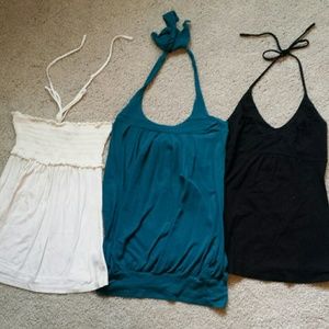 3 halter tops