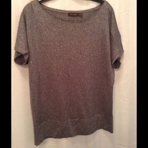 Metallic grey sparkly sweater