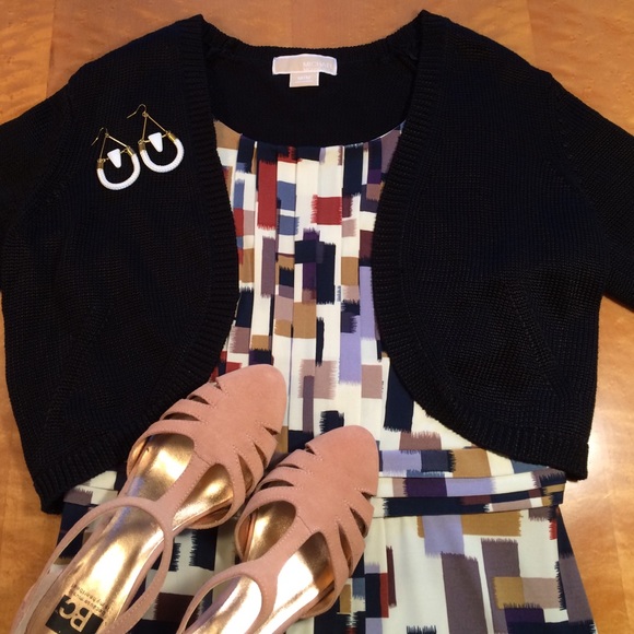 Michael by Michael Kors Black Knit Shrug