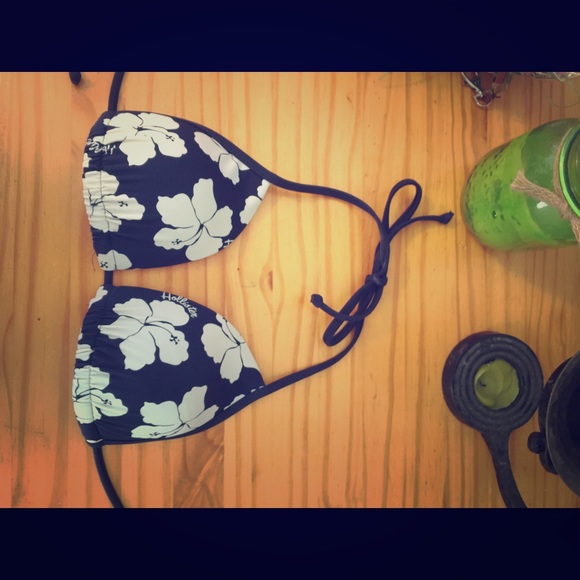 vintage floral Hollister swim top