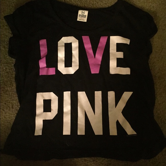PINK Victoria's Secret Tops - Victoria's Secret pink shirt