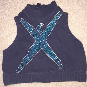 Cheer Extreme Semi-Turtle Neck Bra Top