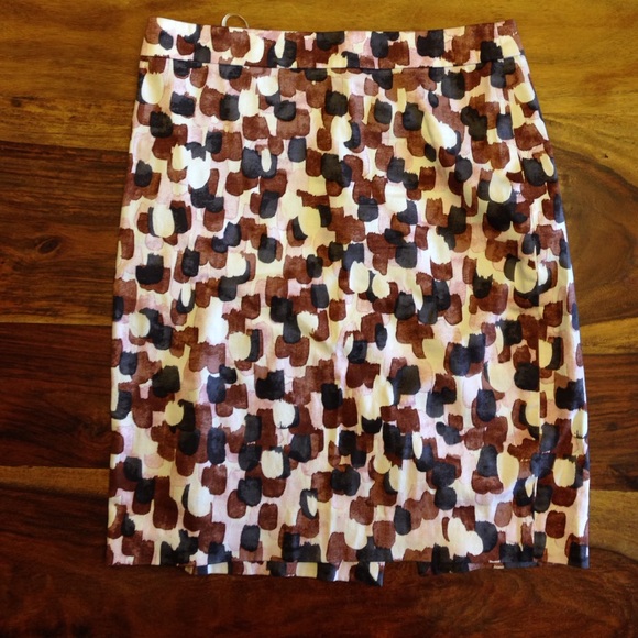 J. Crew Factory Stretch Cotton Pencil Skirt