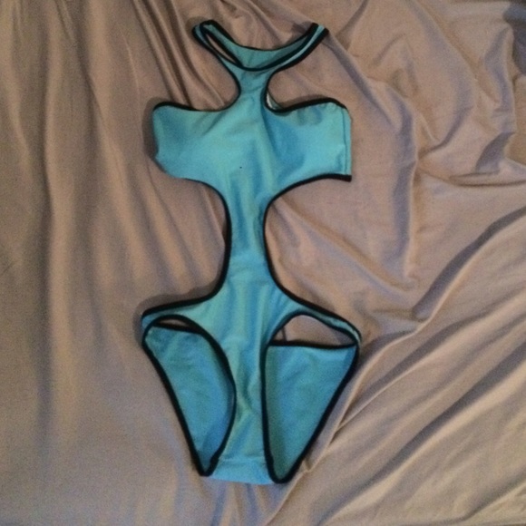 NWOT Blue Monokini
