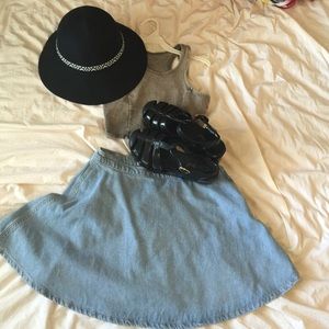 Black platform Jelly shoes