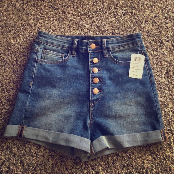 High waisted shorts