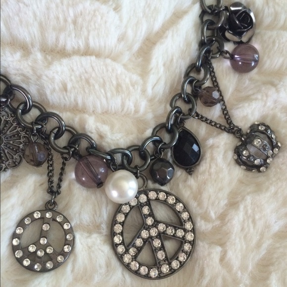 Accessories - Peace bangle necklace