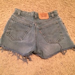 High waisted vintage Levi's shorts