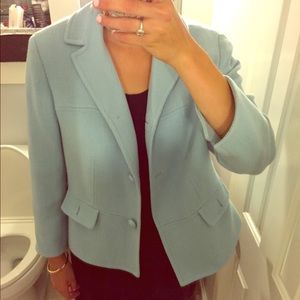 Light blue Talbots suit jacket