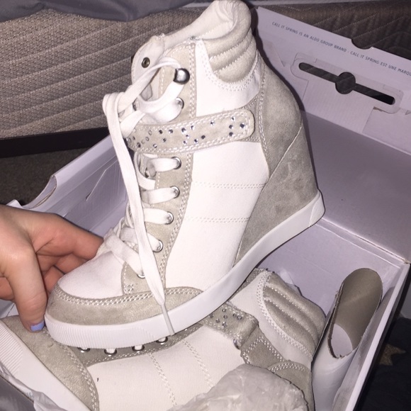 Shoes - Cute wedge sneakers from Call It Spring never worn