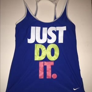 Nike "just do it" workout tank