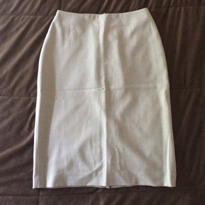 Gray pencil skirt