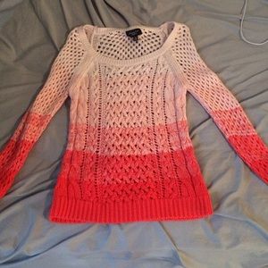 Gradual Color Fade Sweater
