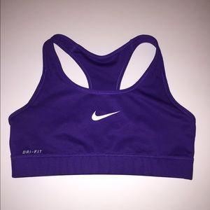 ❌SOLD IN BUNDLE Nike sports bra: purple