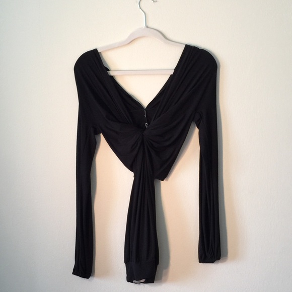 Mason Black long sleeve top