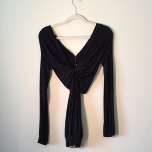 Mason Black long sleeve top