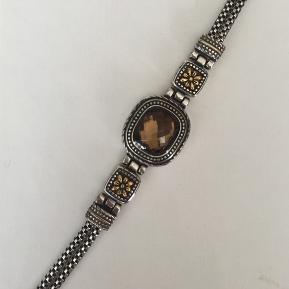 AuThEnTiC Brighton Bracelet.  Stone & Two-tone