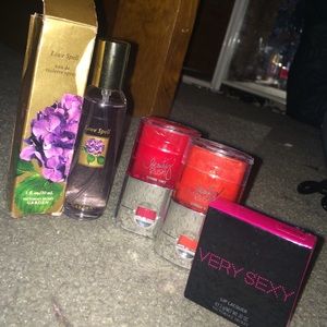 Love spell perfume and VS make up bundle
