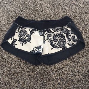 Lululemon speed shorts
