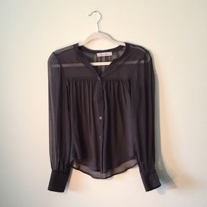 Geren Ford Silk Sheer Blouse