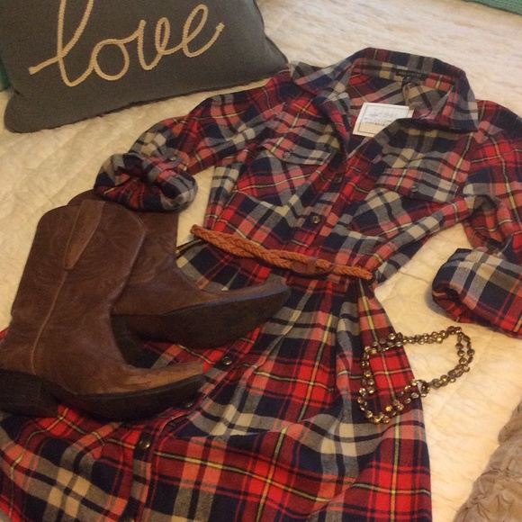 NWT Plaid Dress
