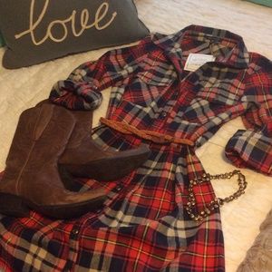 NWT Plaid Dress
