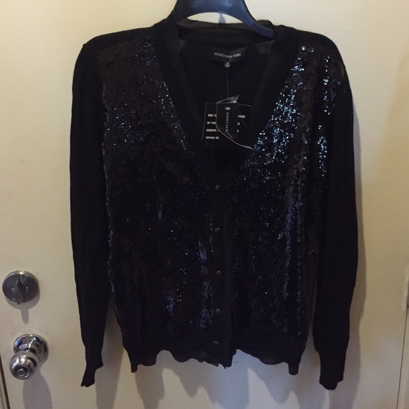 Black cardigan