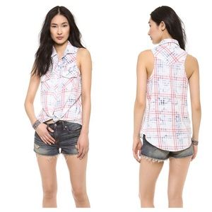 Bella Dahl Sleeveless Western Shirt