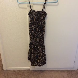 Cheetah print rompher