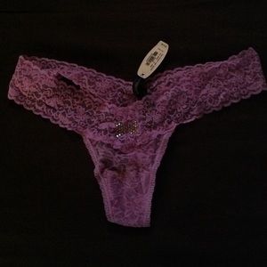 Victoria secret purple thong