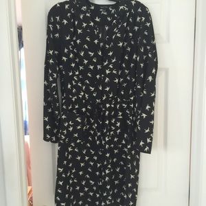 Spense Black and white shirt dress