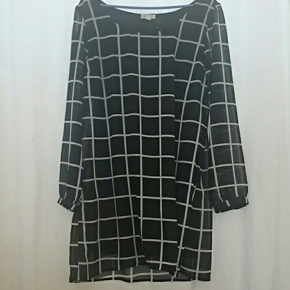 Blk shift dress
