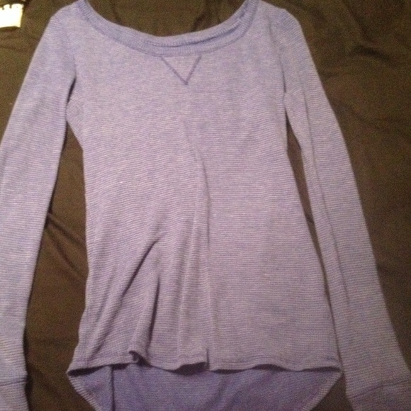 Purplish blue long sleeve