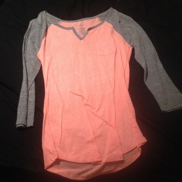 Quarter sleeve bright colored shirt