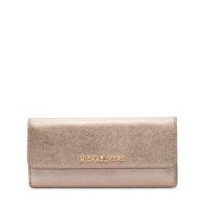 Michael Kors Metallic Saffiano Leather Wallet