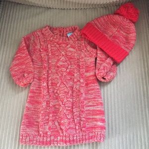 Old Navy Baby Girl Dress W Hat 0-3 Months