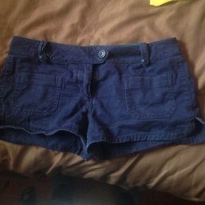 Navy blue shorts